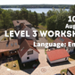 Level 3 Workshop on 10/11 August 2024 @ Diversity-Lab (English)